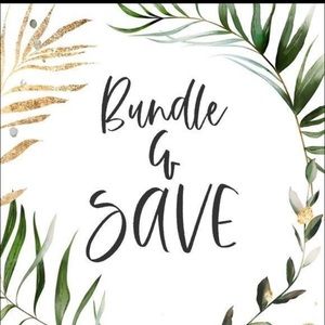 Hello and happy poshing ! Bundle and get a special discount on prices